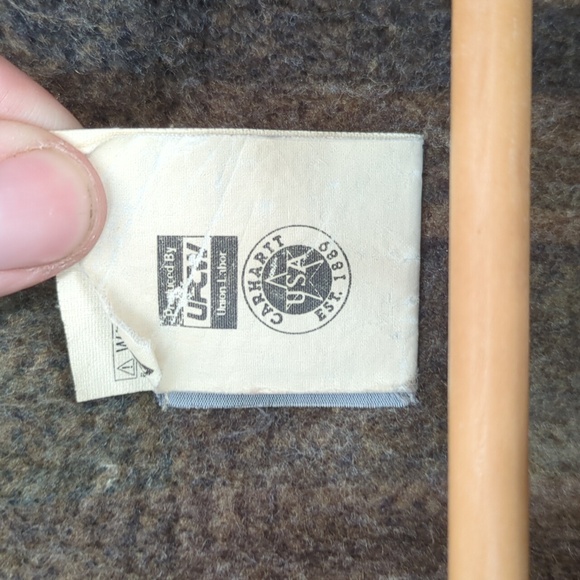Union Made Vintage Carhartt Blanket Lined Coat - Picture 7 of 7